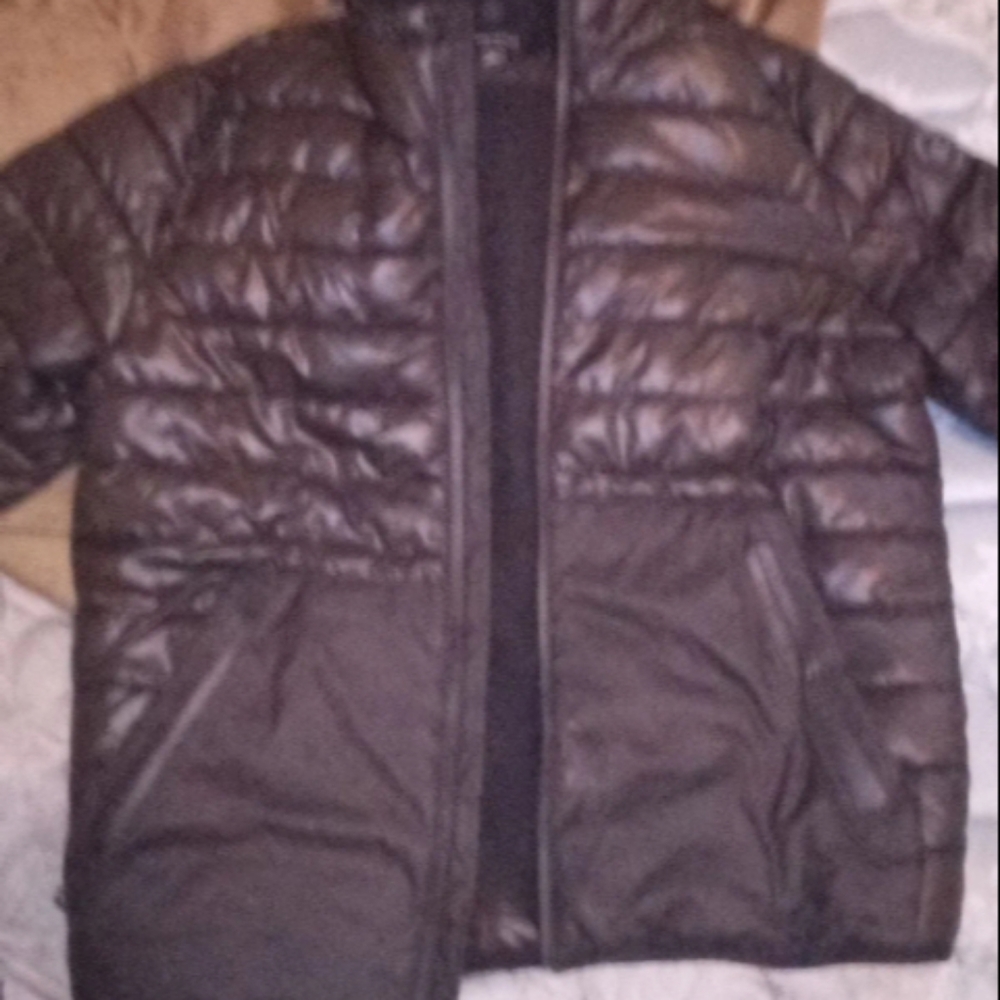 Kenneth Cole Reaction New York Puffer Zip Up Coat